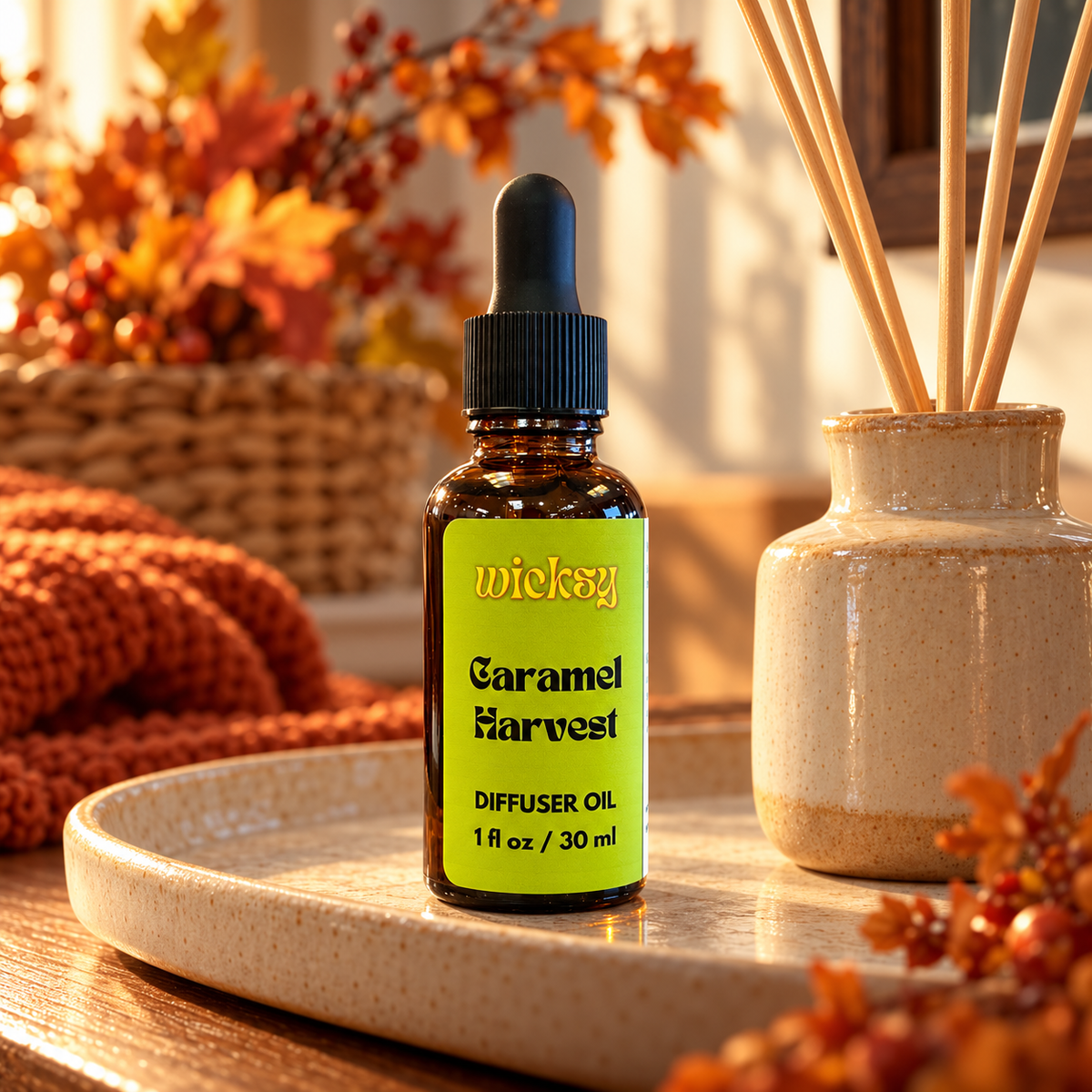 Caramel Harvest Diffuser Oil by Wicksy, photo 4