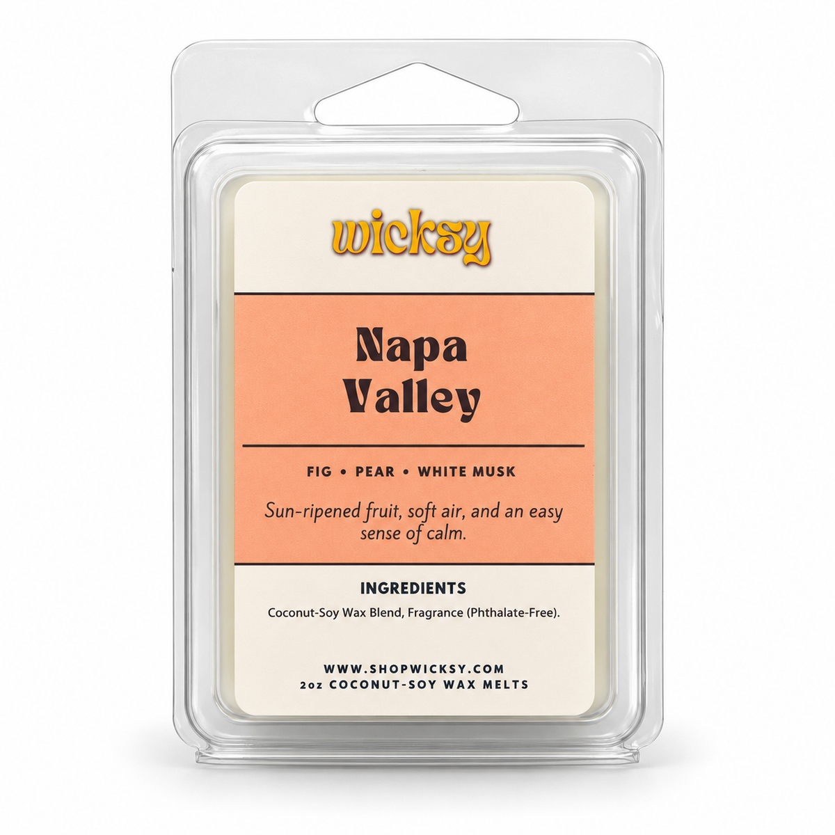 Napa Valley Wax Melt by Wicksy, photo 2