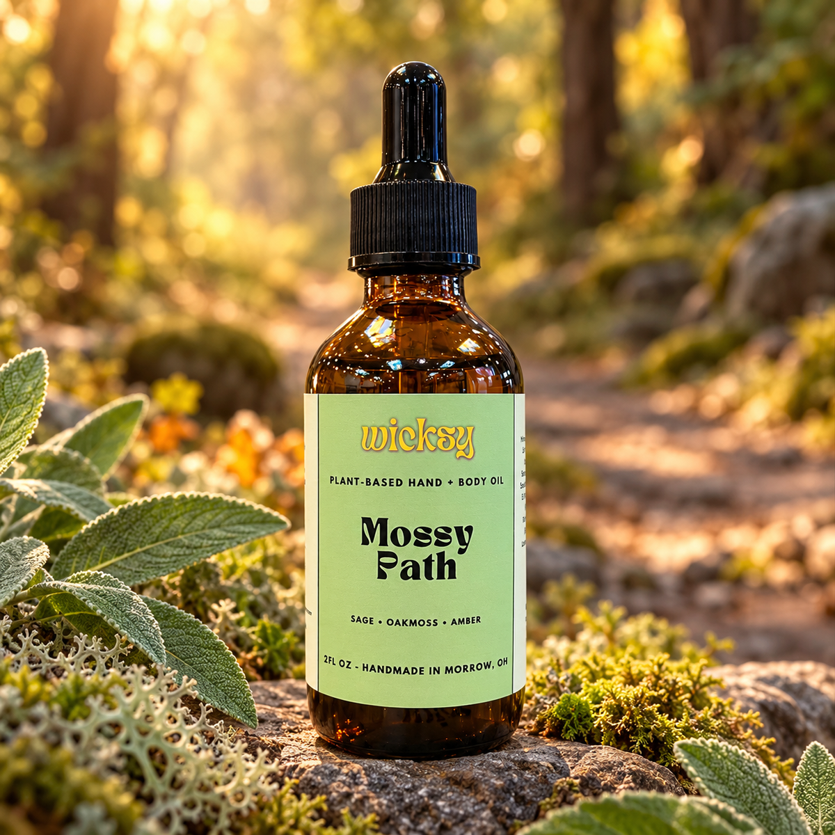 Mossy Path Hand & Body Oil by Wicksy, photo 4