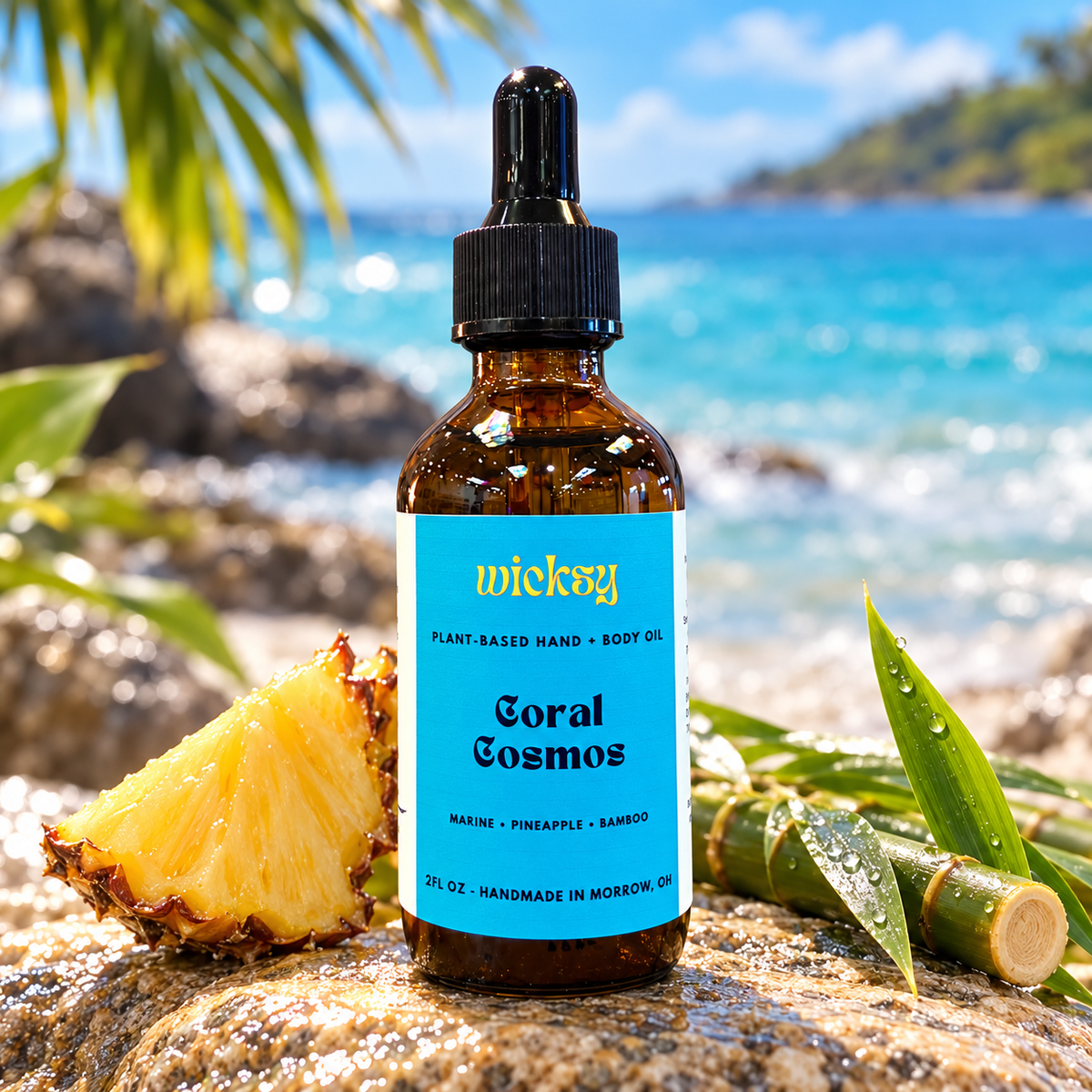 Coral Cosmos Hand & Body Oil by Wicksy, photo 4