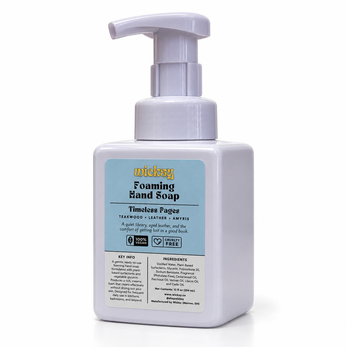 Timeless Pages Foaming Hand Soap by Wicksy