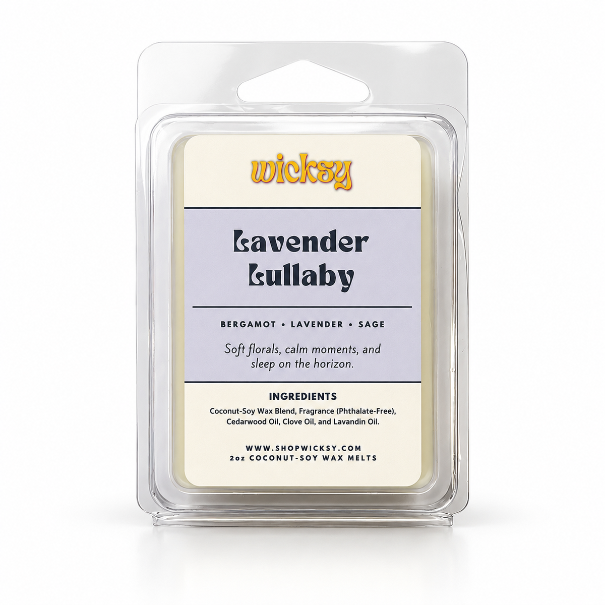 Lavender Lullaby Wax Melt by Wicksy, photo 2