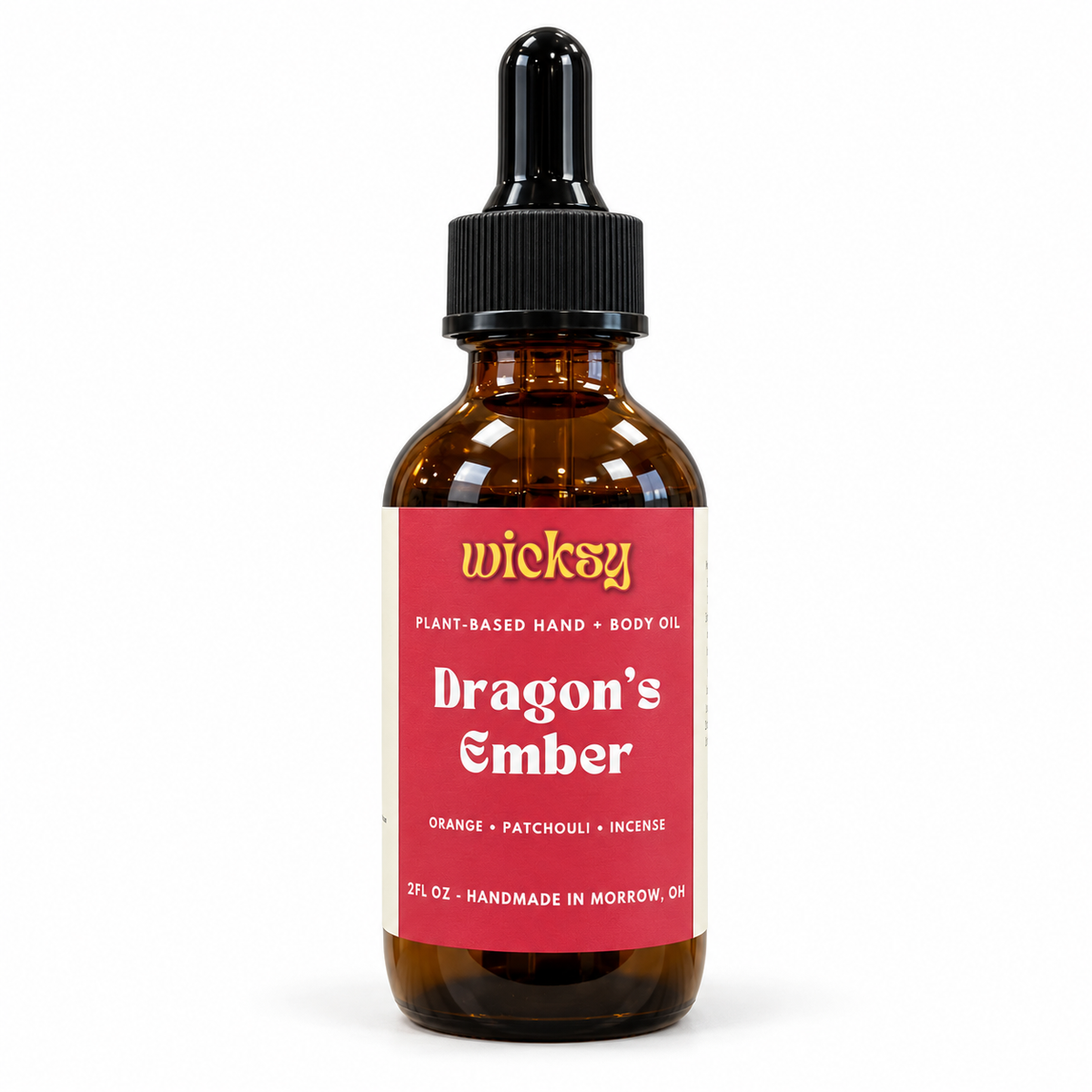 Dragon's Ember Hand & Body Oil by Wicksy