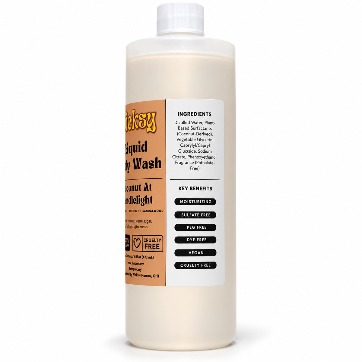 Coconut at Candlelight Body Wash by Wicksy, photo 2