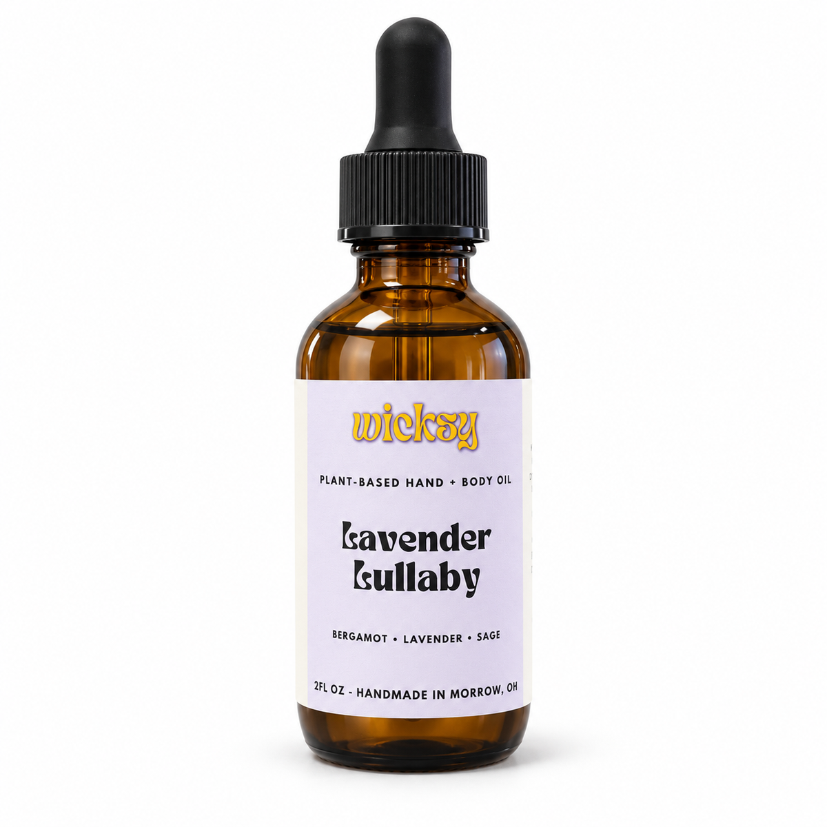 Lavender Lullaby Hand & Body Oil by Wicksy
