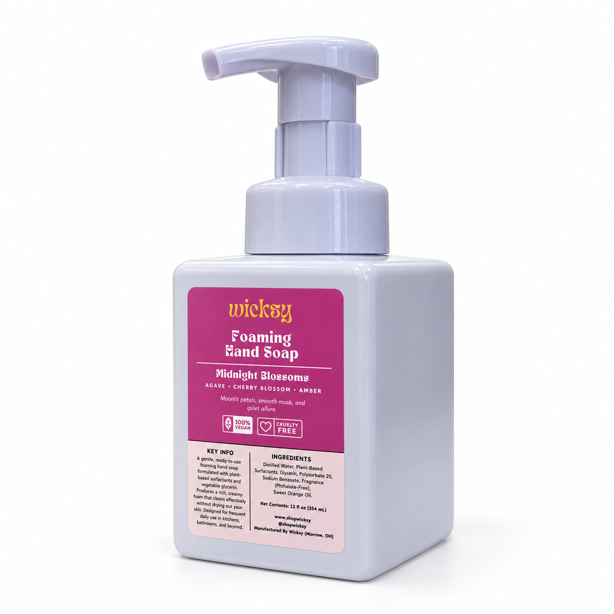 Midnight Blossoms Foaming Hand Soap by Wicksy, photo 2