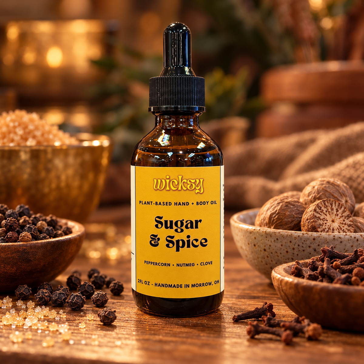 Sugar & Spice Hand & Body Oil by Wicksy, photo 4