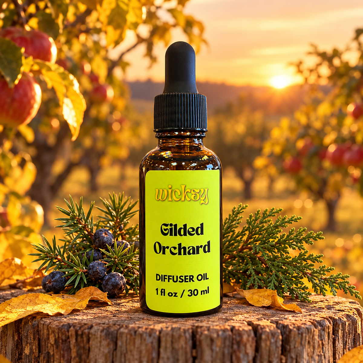 Gilded Orchard Diffuser Oil by Wicksy, photo 3