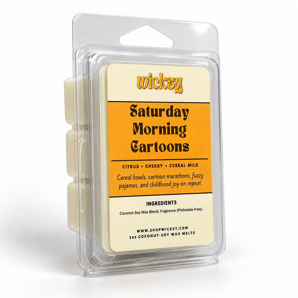 Saturday Morning Cartoons Wax Melt by Wicksy