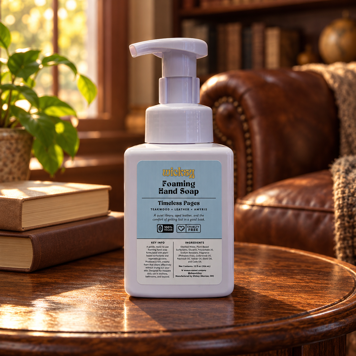 Timeless Pages Foaming Hand Soap by Wicksy, photo 4