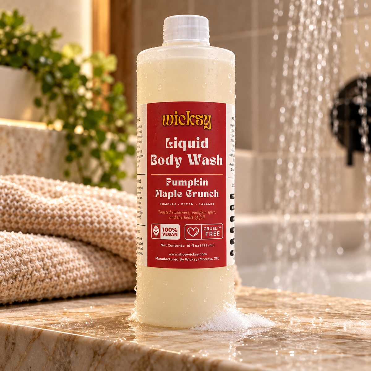 Pumpkin Maple Crunch Body Wash by Wicksy, photo 4