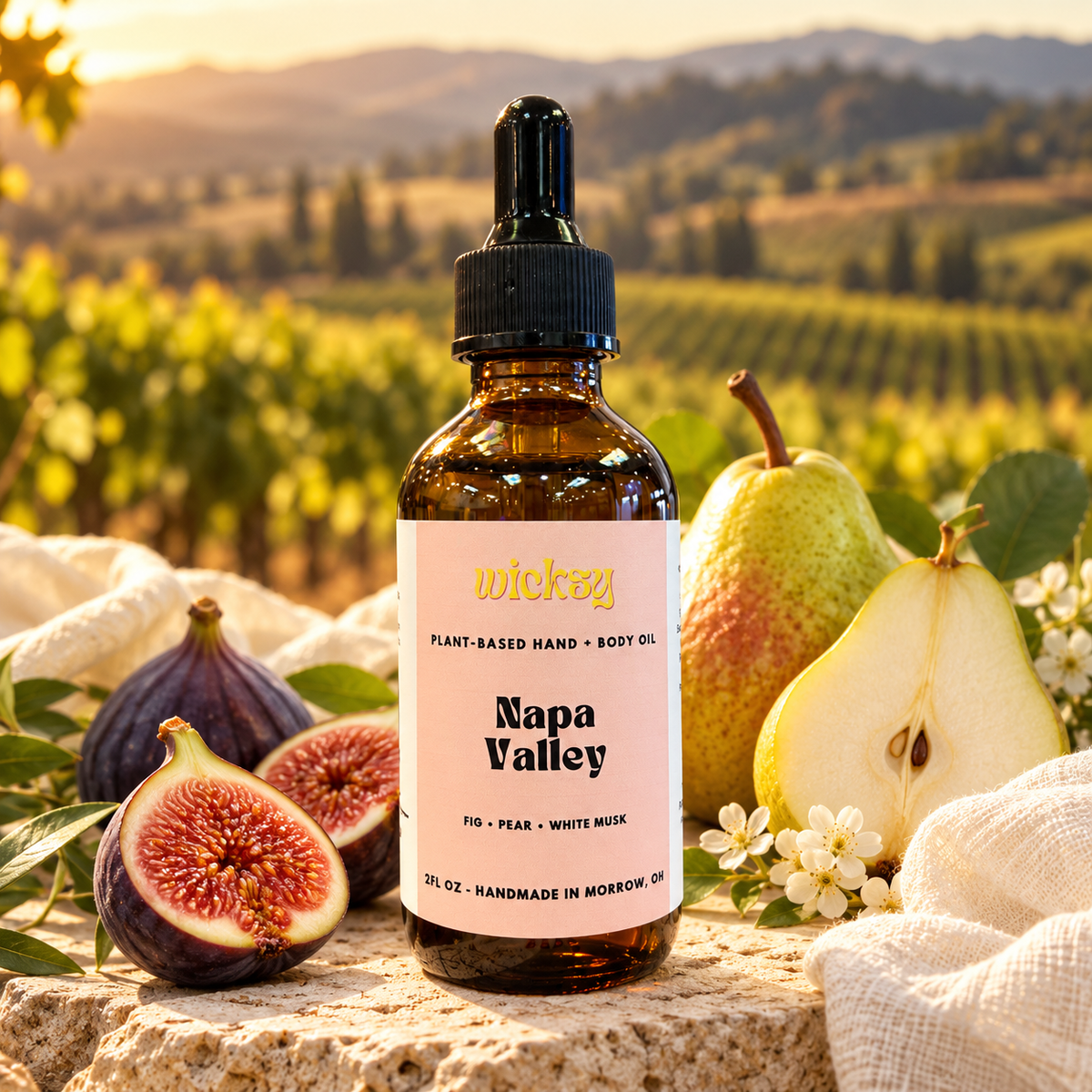 Napa Valley Hand & Body Oil by Wicksy, photo 4