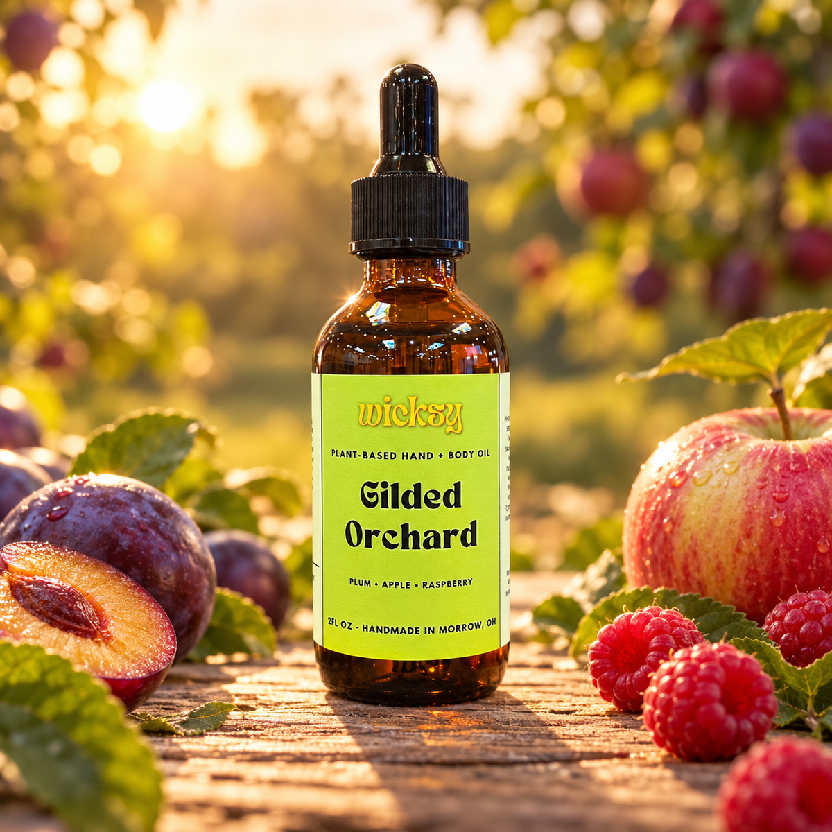 Gilded Orchard Hand & Body Oil by Wicksy, photo 4