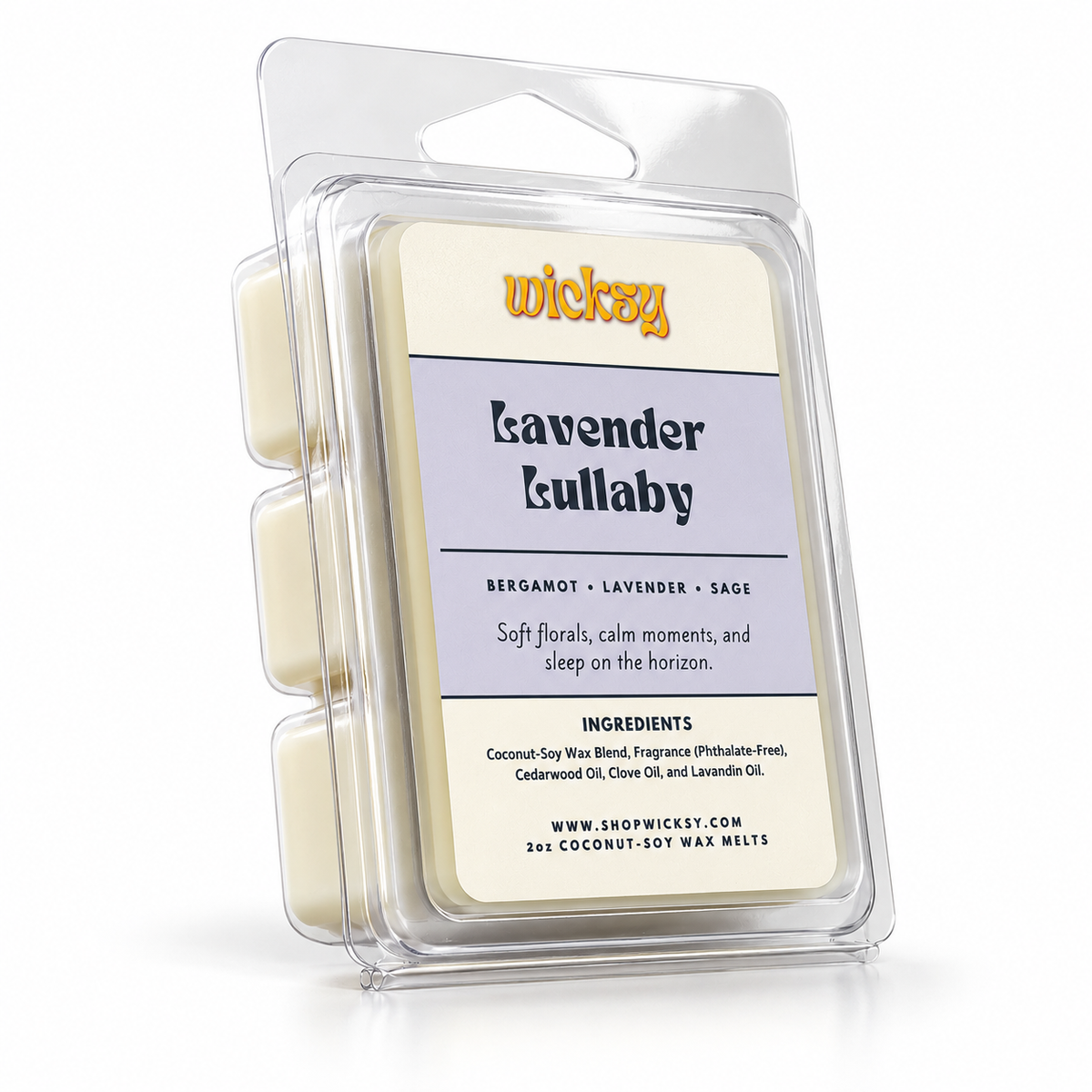 Lavender Lullaby Wax Melt by Wicksy