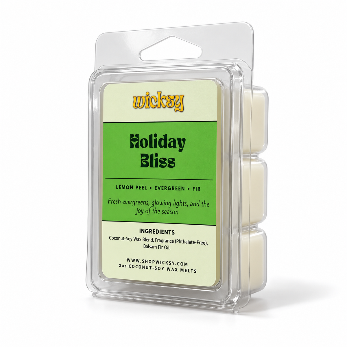 Holiday Bliss Wax Melt by Wicksy, photo 2