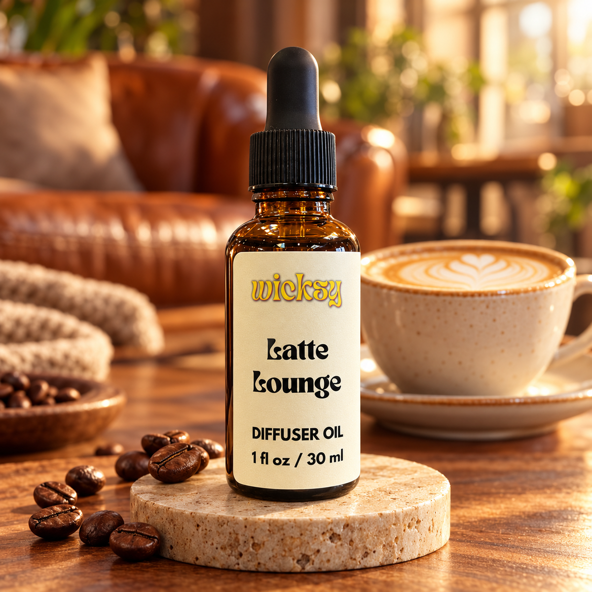 Latte Lounge Diffuser Oil by Wicksy, photo 3