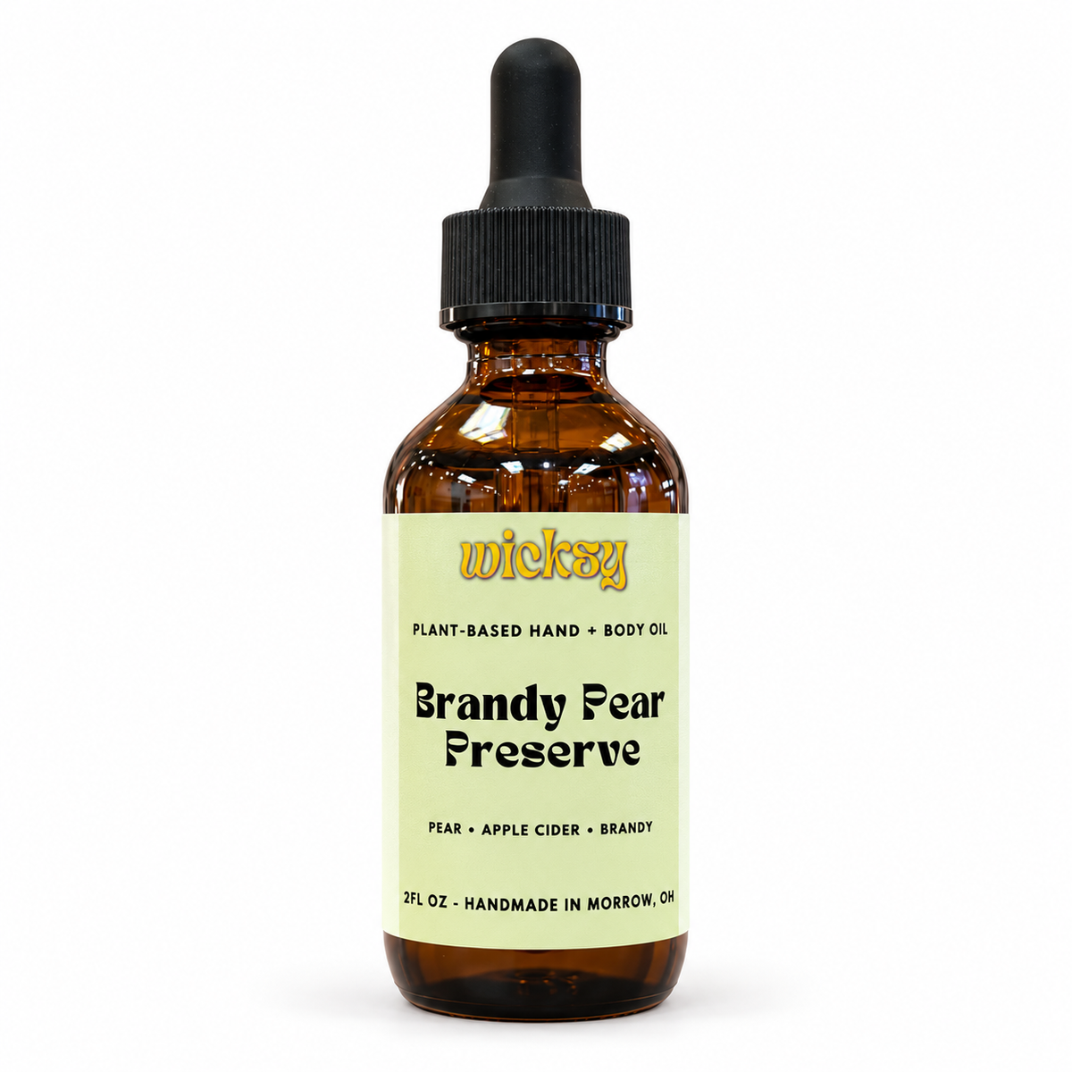 Brandy Pear Preserve Hand & Body Oil by Wicksy
