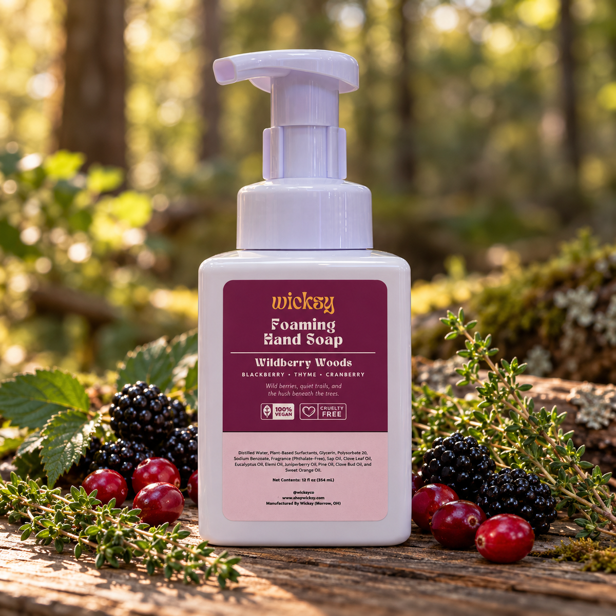 Wildberry Woods Foaming Hand Soap by Wicksy, photo 3