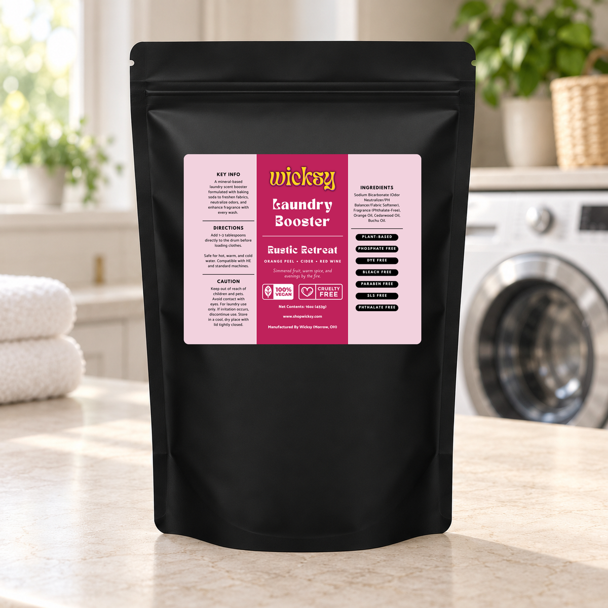 Rustic Retreat Laundry Scent Booster by Wicksy, photo 2