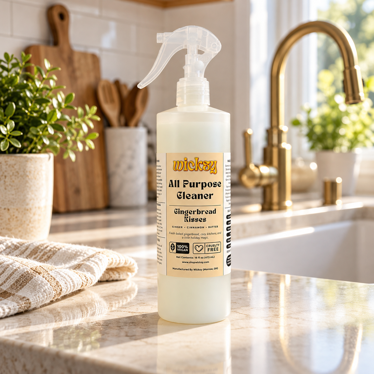 Gingerbread Kisses All Purpose Cleaner by Wicksy, photo 4