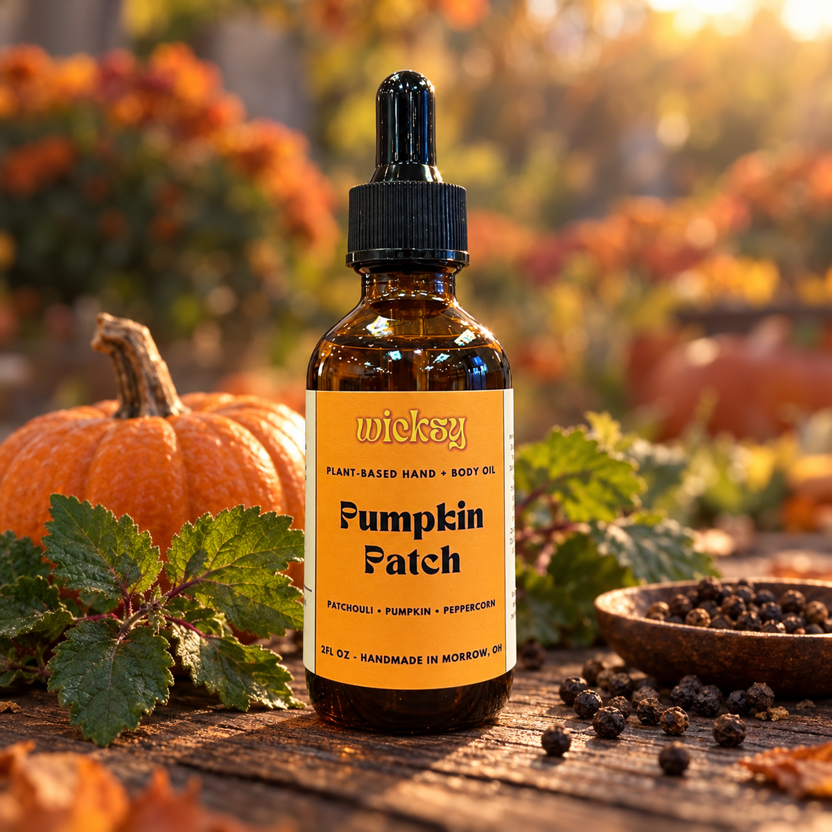 Pumpkin Patch Hand & Body Oil by Wicksy, photo 4