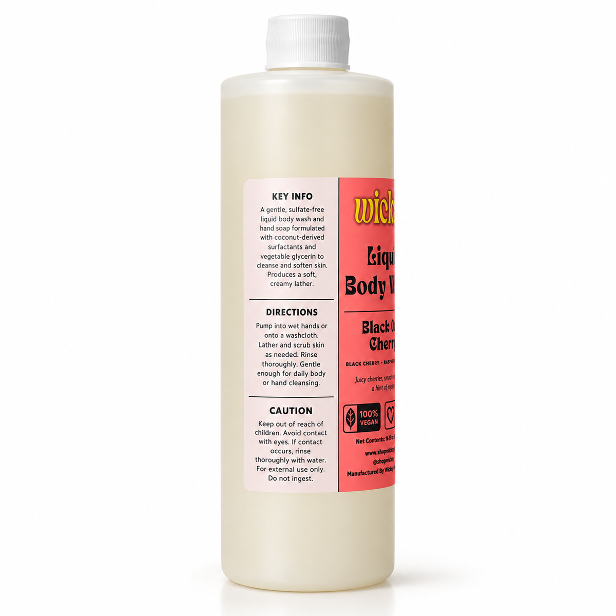 Black Out Cherry Body Wash by Wicksy, photo 2