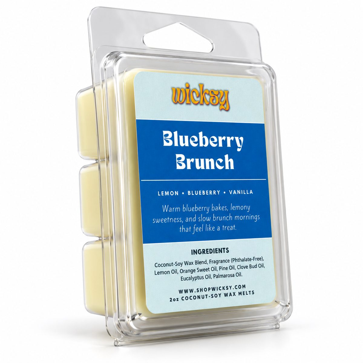 Blueberry Brunch Wax Melt by Wicksy