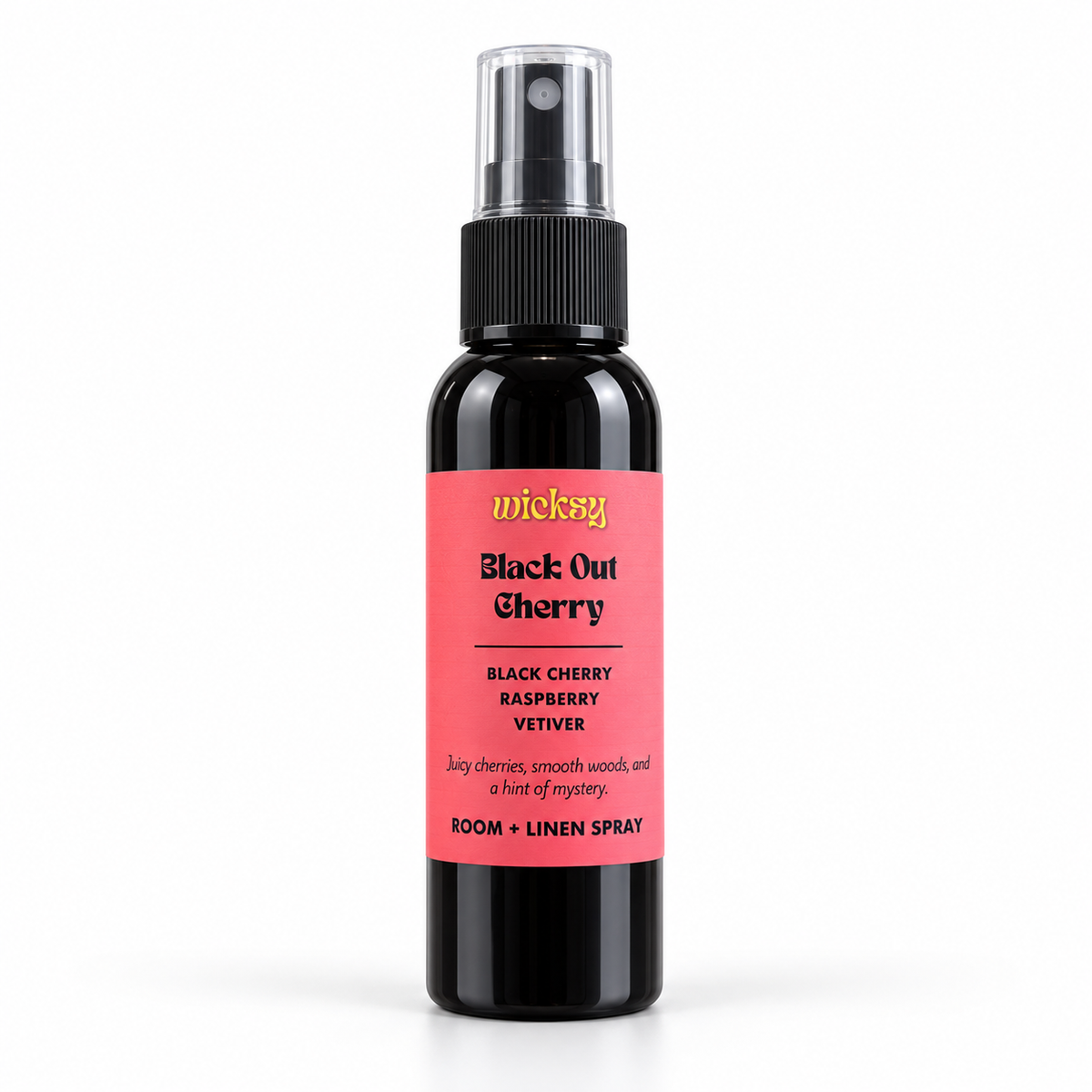 Black Out Cherry Room & Linen Spray by Wicksy