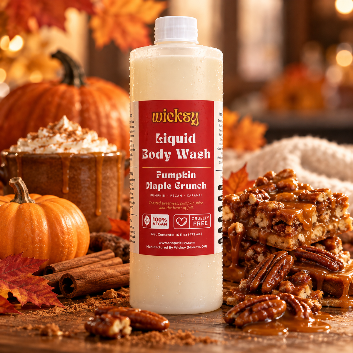 Pumpkin Maple Crunch Body Wash by Wicksy, photo 5