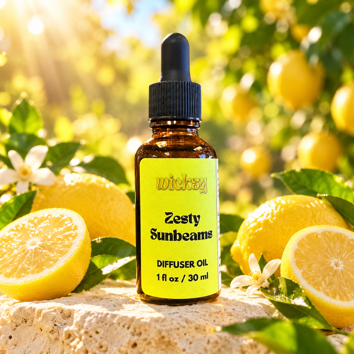 Zesty Sunbeams Diffuser Oil by Wicksy, photo 3