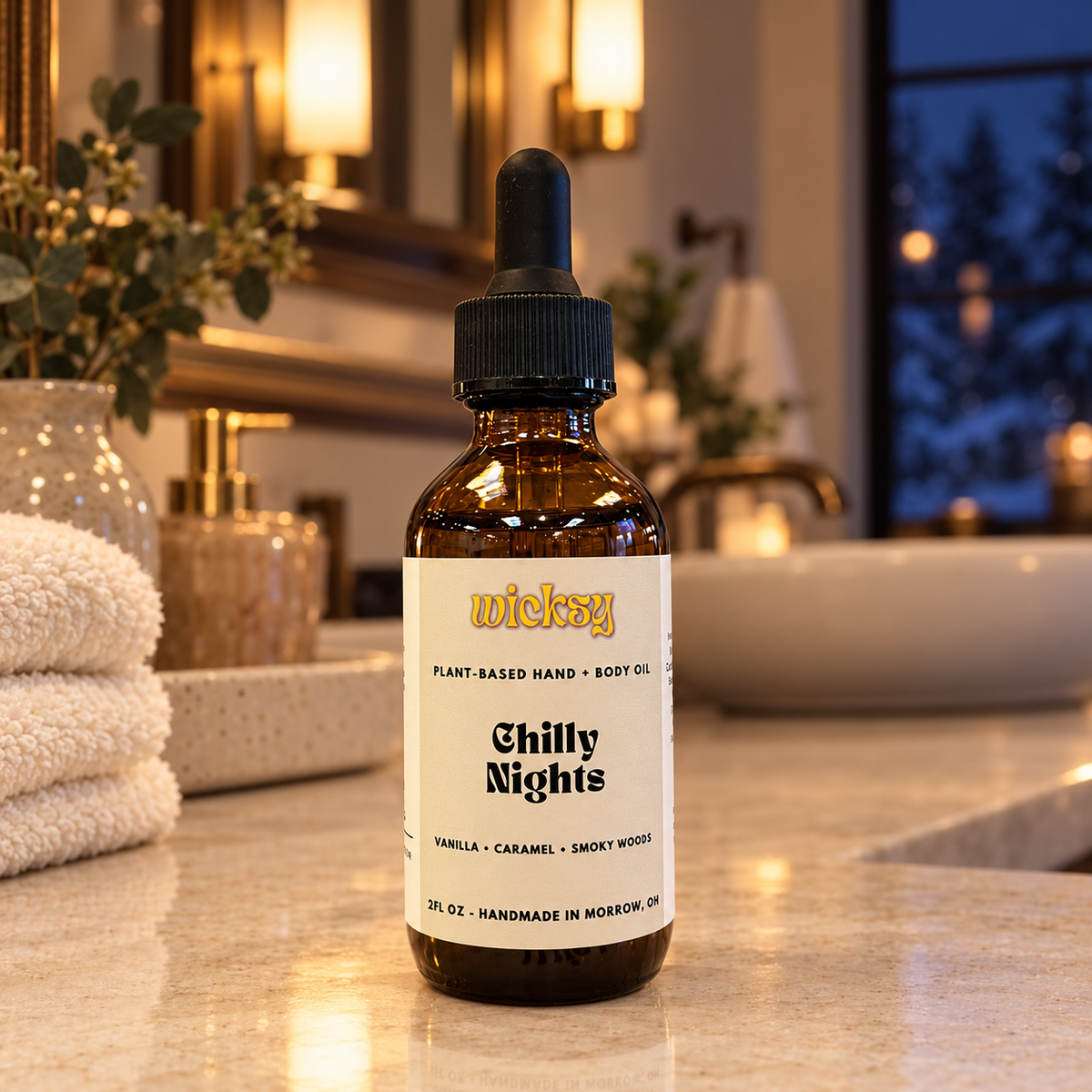 Chilly Nights Hand & Body Oil by Wicksy, photo 5