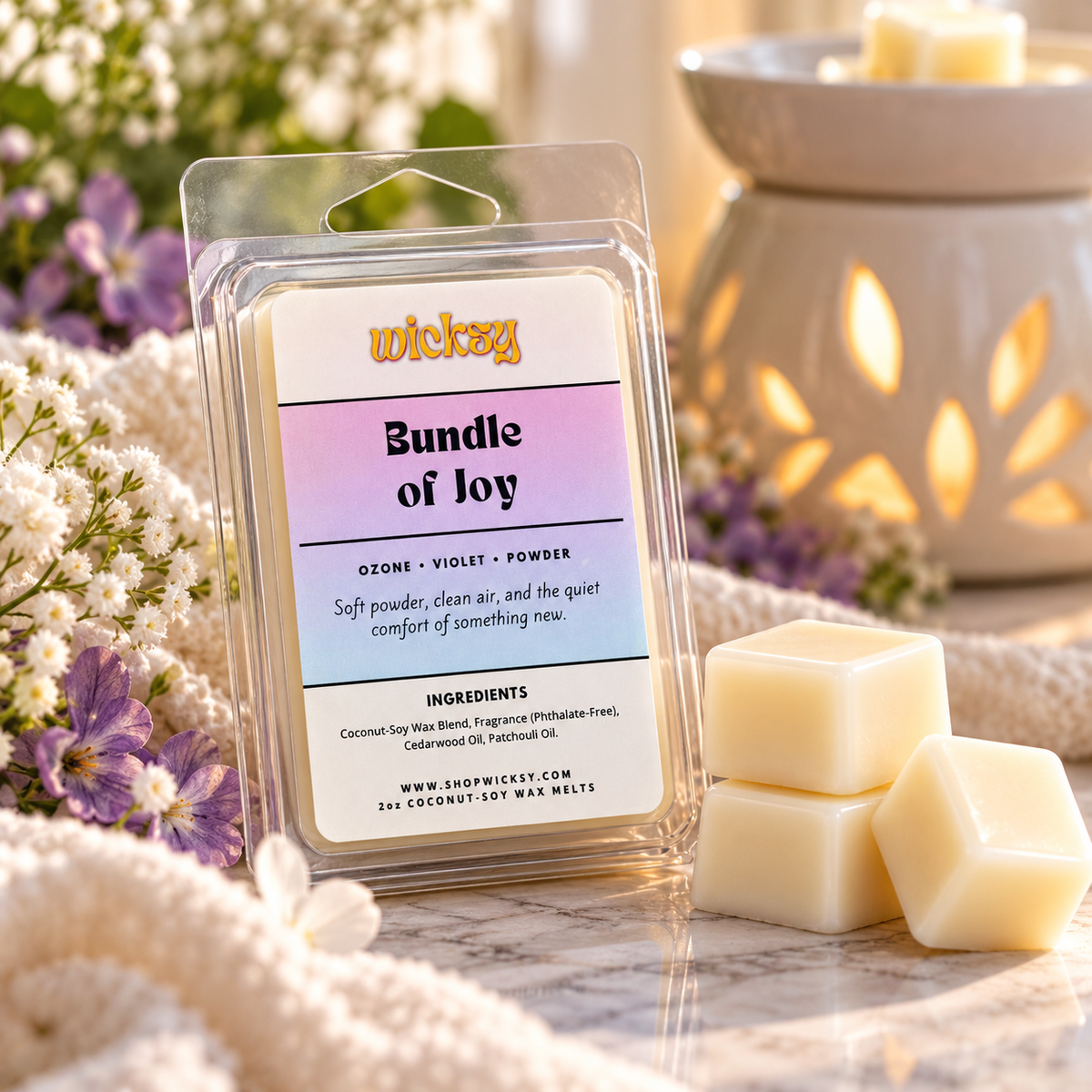 Bundle of Joy Wax Melt by Wicksy, photo 3