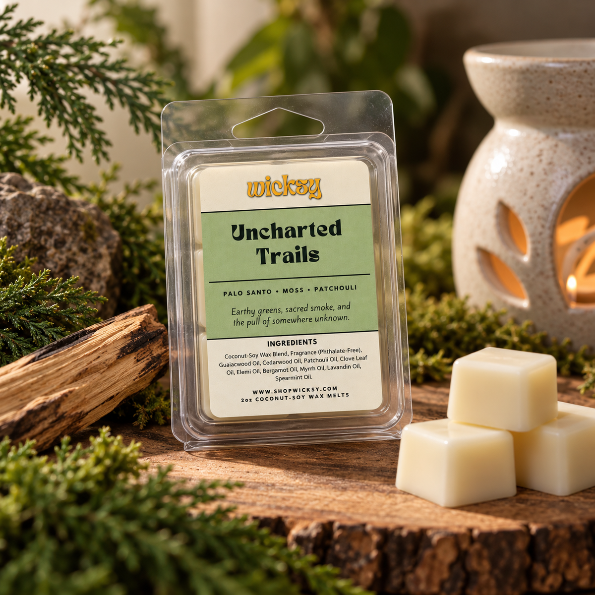 Uncharted Trails Wax Melt by Wicksy, photo 3