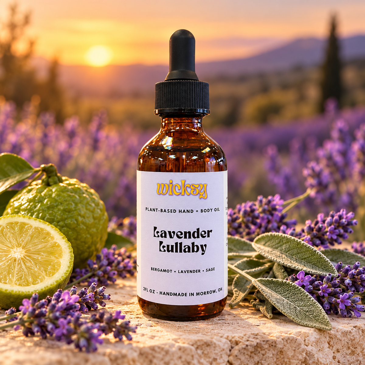 Lavender Lullaby Hand & Body Oil by Wicksy, photo 4