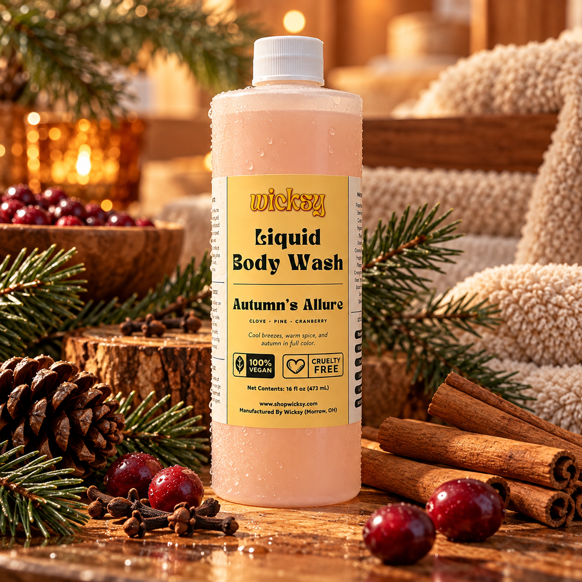 Autumn's Allure Body Wash by Wicksy, photo 5