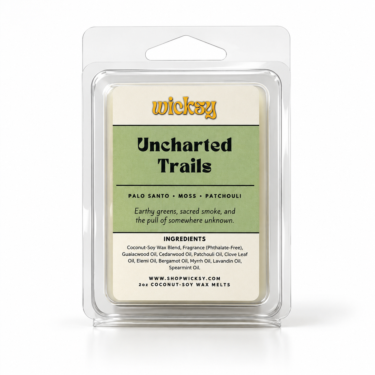 Uncharted Trails Wax Melt by Wicksy