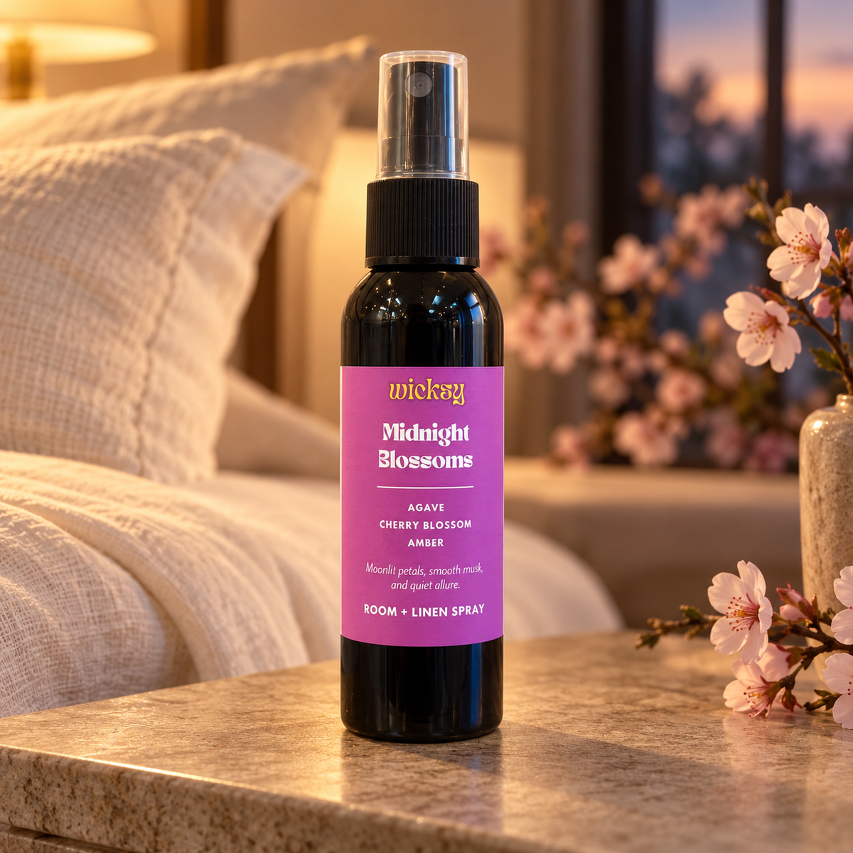 Midnight Blossoms Room & Linen Spray by Wicksy, photo 4