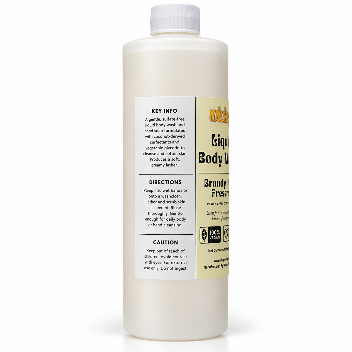 Brandy Pear Preserve Body Wash by Wicksy