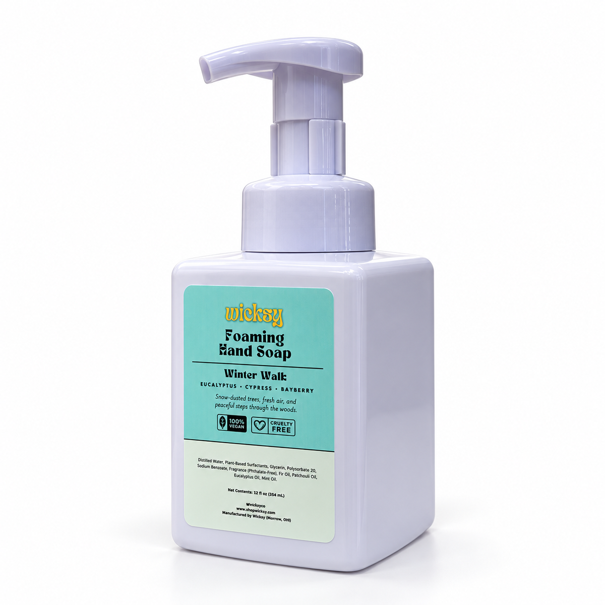 Winter Walk Foaming Hand Soap by Wicksy