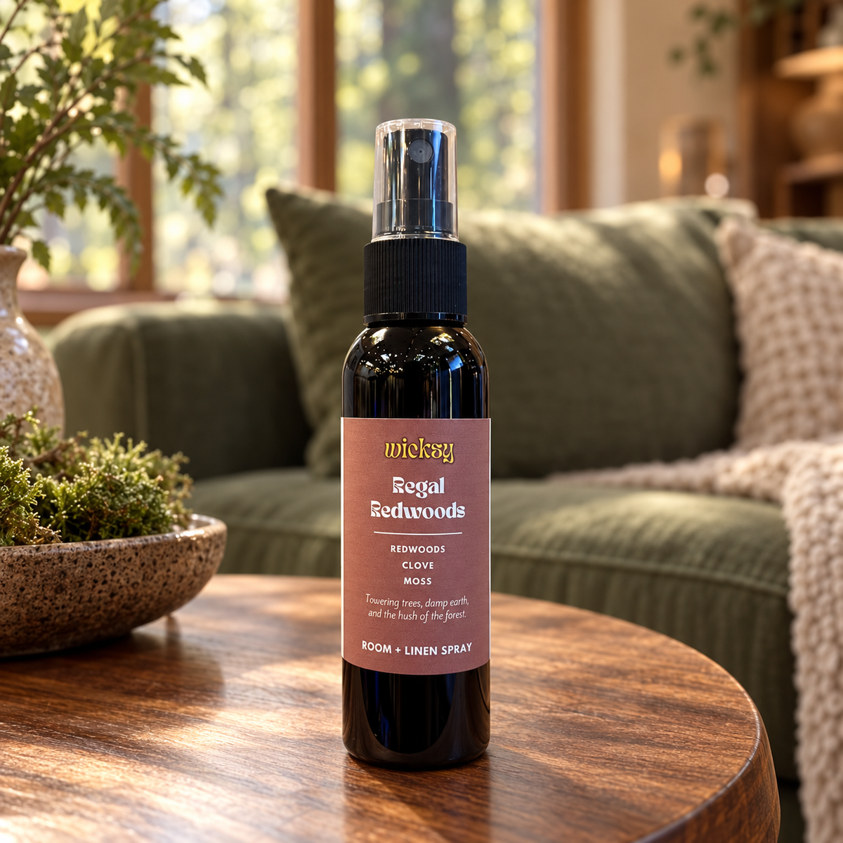 Regal Redwoods Room & Linen Spray by Wicksy, photo 4