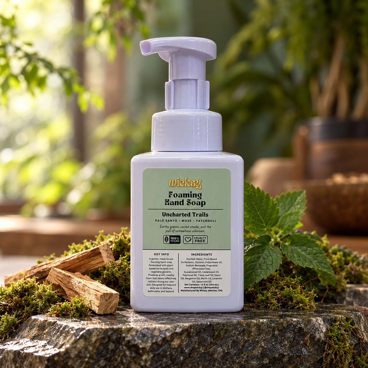 Uncharted Trails Foaming Hand Soap by Wicksy, photo 4