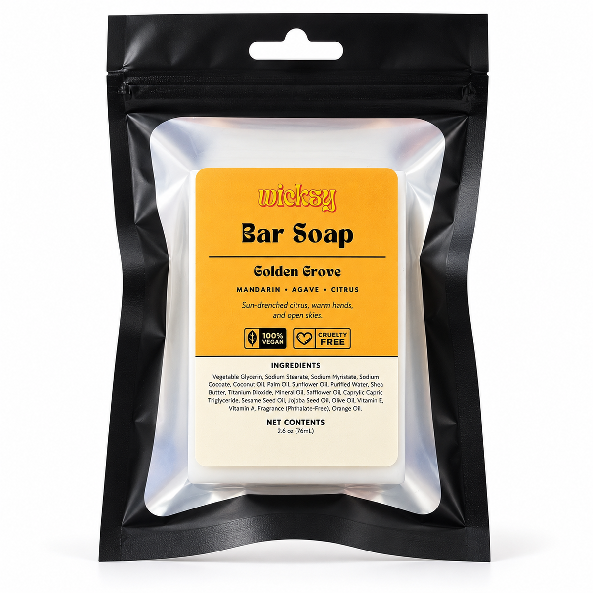 Golden Grove Bar Soap by Wicksy
