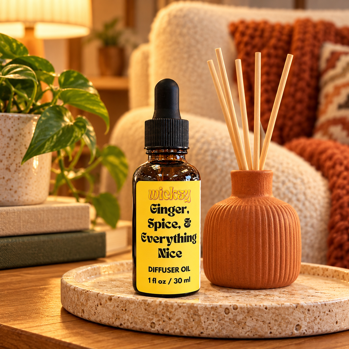 Ginger, Spice, & Everything Nice Diffuser Oil by Wicksy, photo 4