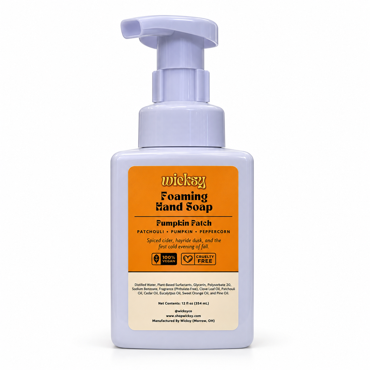 Pumpkin Patch Foaming Hand Soap by Wicksy