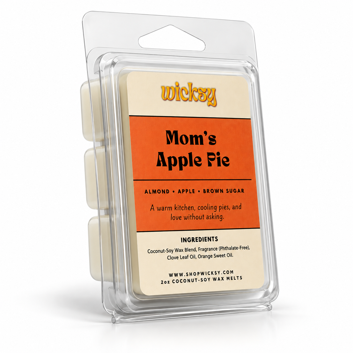 Mom's Apple Pie Wax Melt by Wicksy