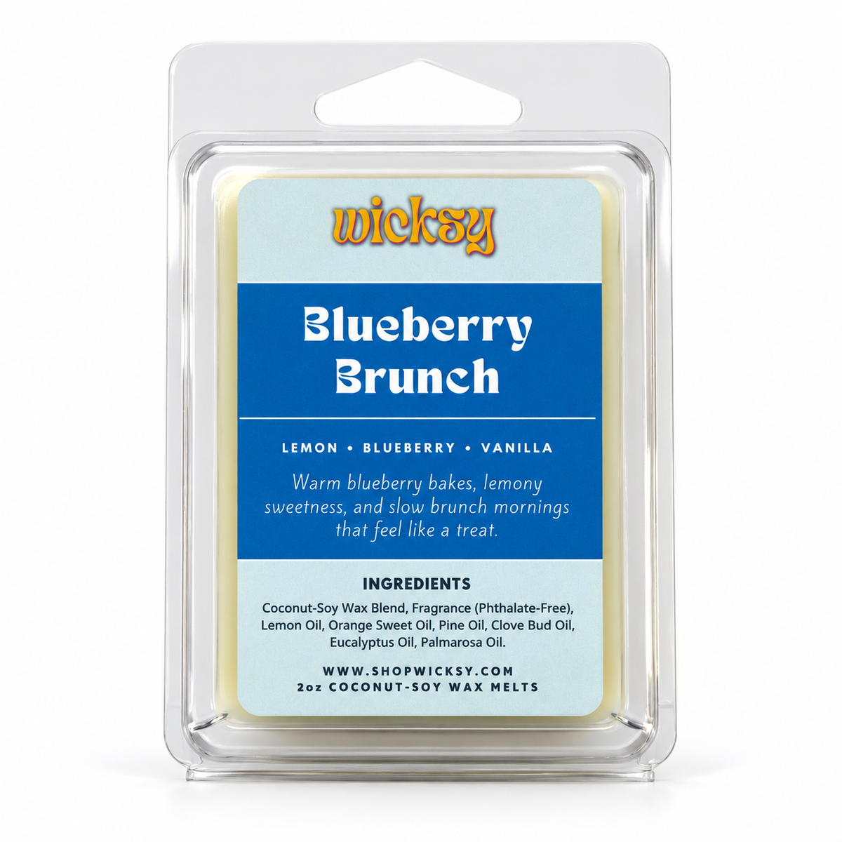 Blueberry Brunch Wax Melt by Wicksy, photo 2