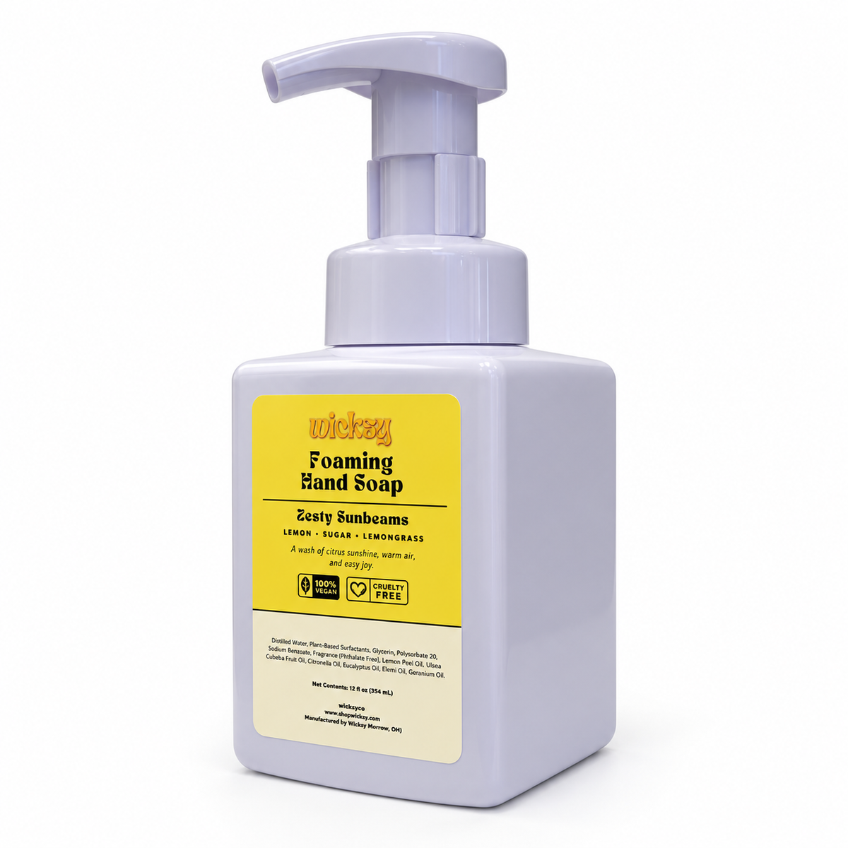Zesty Sunbeams Foaming Hand Soap by Wicksy, photo 2