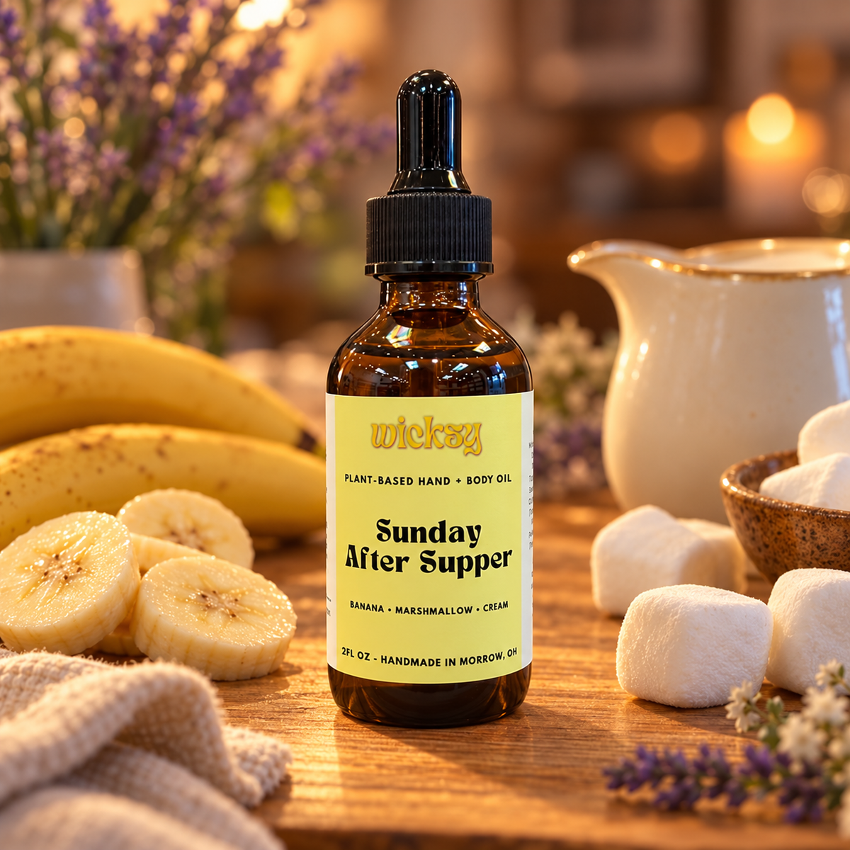 Sunday After Supper Hand & Body Oil by Wicksy, photo 4