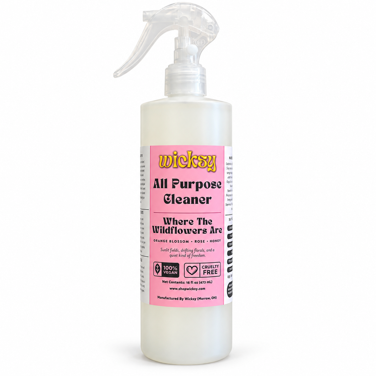 Where The Wildflowers Are All Purpose Cleaner by Wicksy