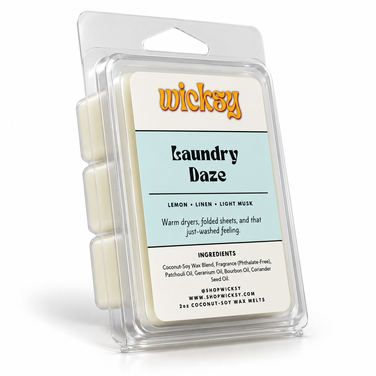 Laundry Daze Wax Melt by Wicksy